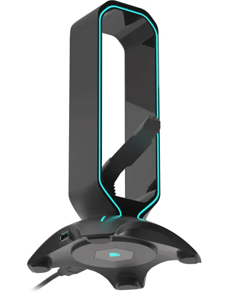 Genesis Vanad 500 soporte auriculares hub USB y bungee