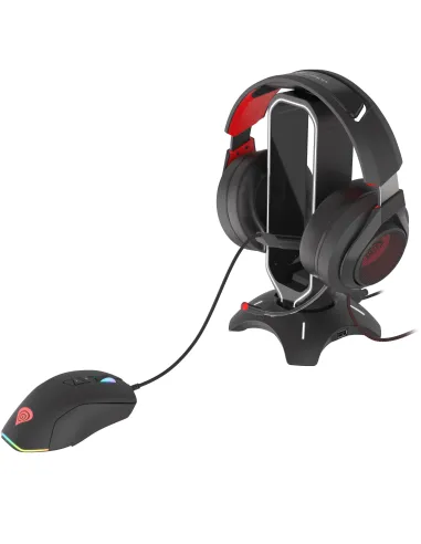 Genesis Vanad 500 soporte auriculares hub USB y bungee