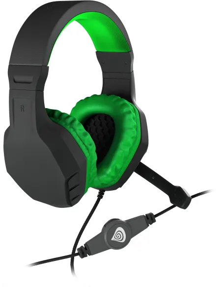 Genesis Argon 200 Verde : auriculares gaming jack 3,5 mm PC