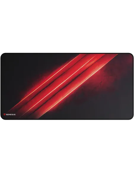 Genesis Carbon 500 Maxi Flash G2 Negro/Rojo 900x450mm Tela Base Antiderrapante