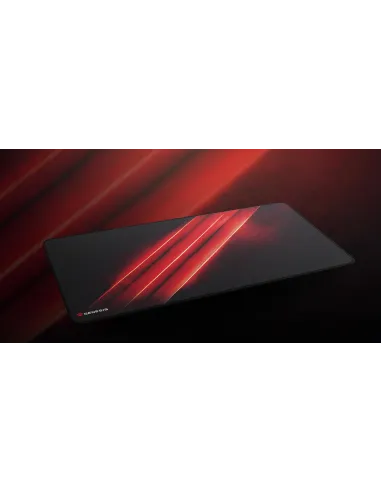 Genesis Carbon 500 Maxi Flash G2 Negro/Rojo alfombrilla XXL
