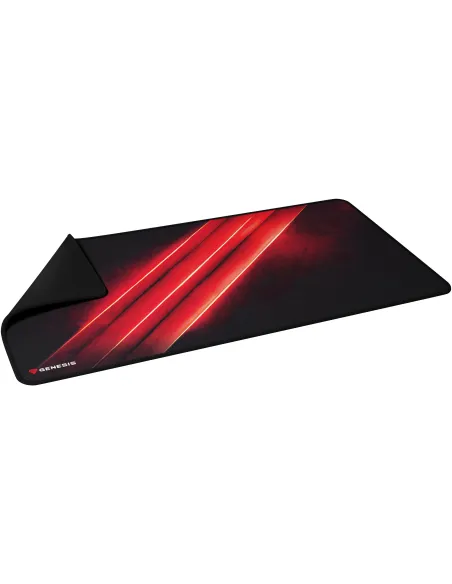 Genesis Carbon 500 Maxi Flash G2 Negro/Rojo alfombrilla XXL