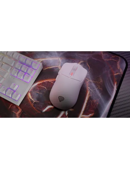 Genesis Zircon 500 G2 Blanco, ratón gaming 10000 DPI PMW3325