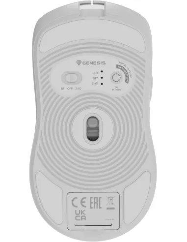 Genesis Zircon 500 G2 Blanco, ratón gaming 10000 DPI PMW3325