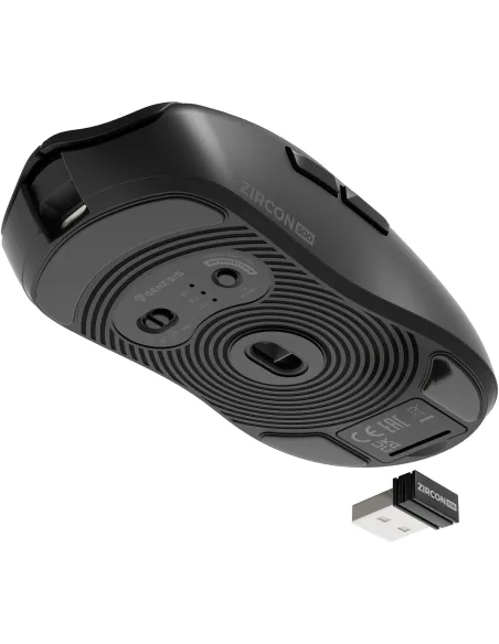 Genesis Zircon 500 negro: ratón gaming 3 modos 10000 DPI