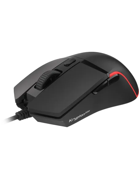Genesis Krypton 220 RGB Negro: ratón gaming USB 6400 DPI RGB
