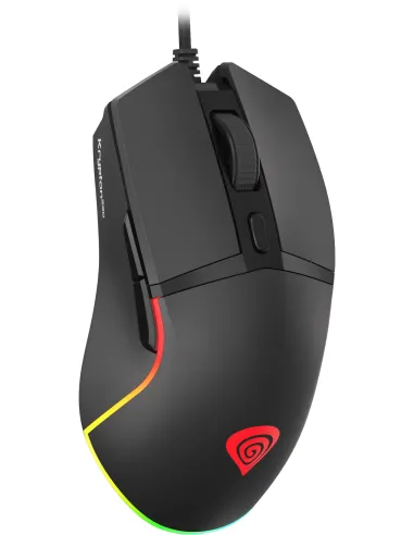 Genesis Krypton 220 RGB Negro: ratón gaming USB 6400 DPI RGB