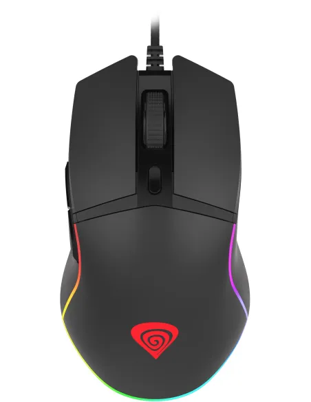 Genesis Krypton 220 RGB Negro Ratón gaming con cable USB-A 6400 DPI