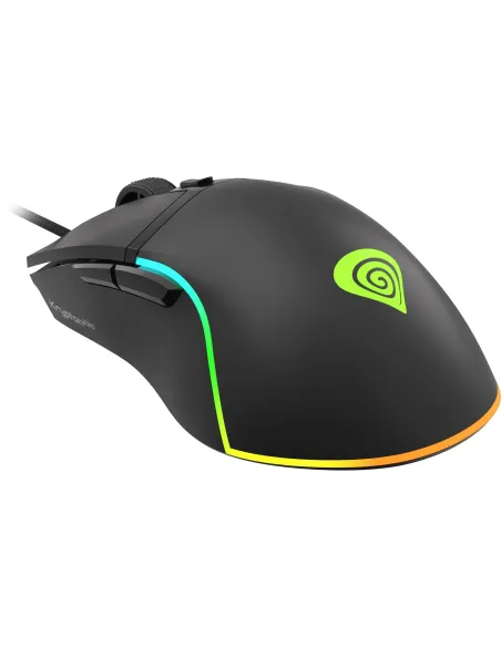 Genesis Krypton 220 RGB Negro: ratón gaming USB 6400 DPI RGB