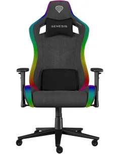 Genesis Trit 660 RGB Gris Negro 150kg Ergonomía Metal Reposabrazos 2D Retroiluminación-1409784