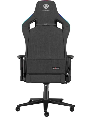 Genesis Trit 660 RGB Gris Negro silla gaming tela 2D 150 Kg