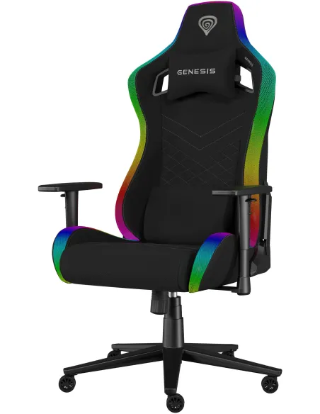 Genesis Trit 660 RGB: silla gaming tela y RGB 150 kg