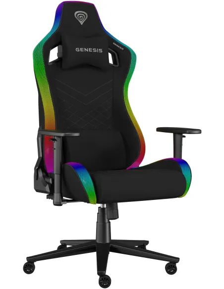 Genesis Trit 660 RGB: silla gaming tela y RGB 150 kg