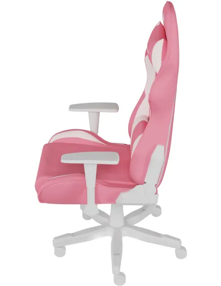 Genesis Nitro 710 Blanco Rosa: silla gaming 2D 135° y 150 kg
