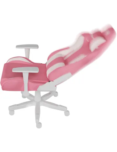 Genesis Nitro 710 Blanco Rosa: silla gaming 2D 135° y 150 kg