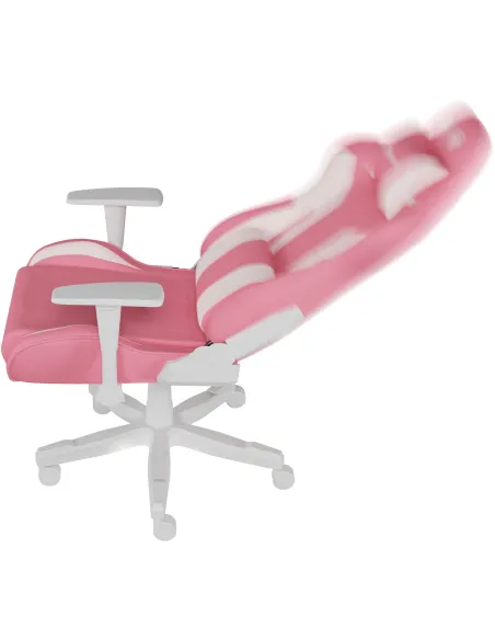 Genesis Nitro 710 Blanco Rosa: silla gaming 2D 135° y 150 kg