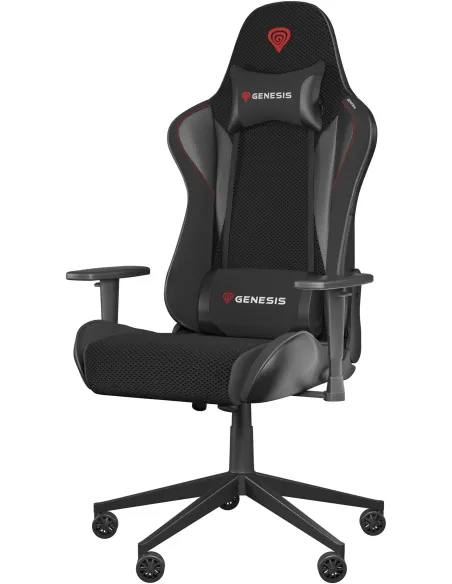 Genesis Nitro 440 G2 Negro Gris: silla gaming malla y 120 kg