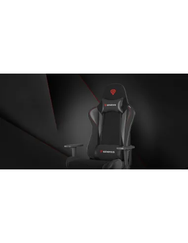 Genesis Nitro 440 G2 Negro Gris: silla gaming malla y 120 kg
