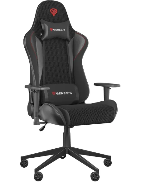 Genesis Nitro 440 G2 Negro Gris: silla gaming malla y 120 kg
