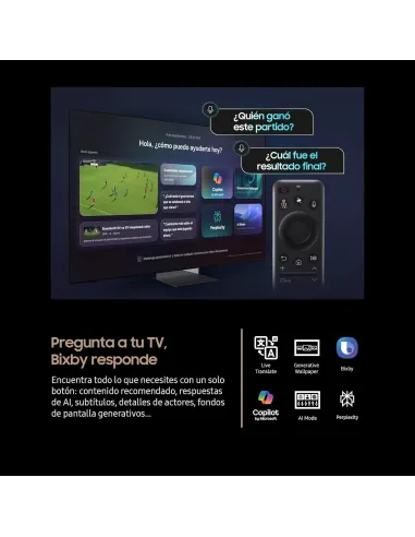 Televisión Samsung TQ85QN990FT 85" Neo QLED 8K con 5 HDMI