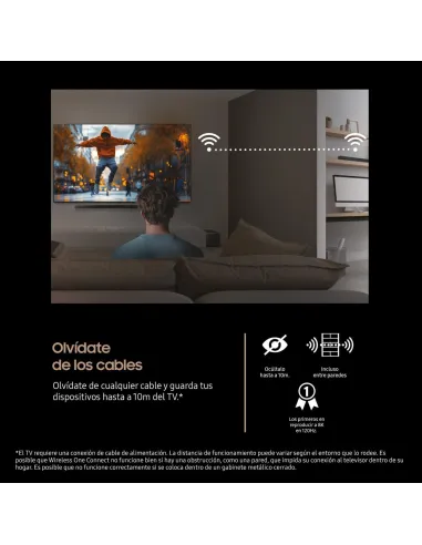 Televisión Samsung TQ85QN990FT 85" Neo QLED 8K con 5 HDMI