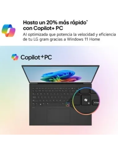 LG Gram 16UD55U-G.AX55BN portátil de 16" Ryzen AI 5 430