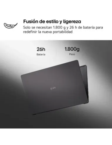 LG Gram 16UD55U-G.AX55BN portátil de 16" Ryzen AI 5 430