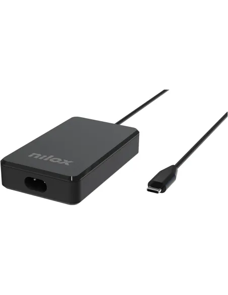Nilox NXBGAN90W Cargador universal para portátil GaN de 65W con USB-C