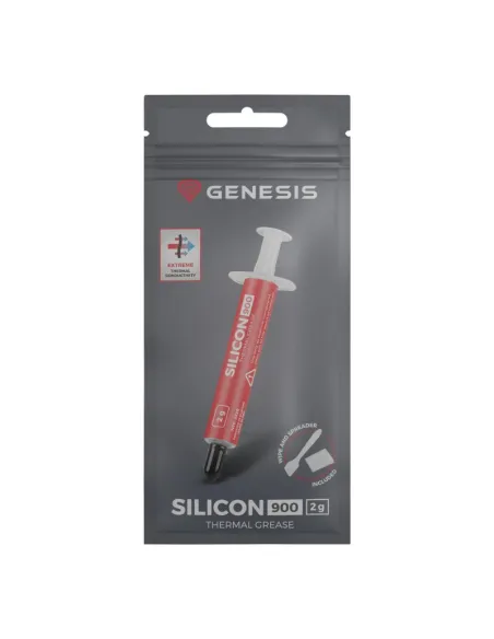 Genesis Silicon 900 2 g pasta térmica CPU/GPU de 12,8 W/mK