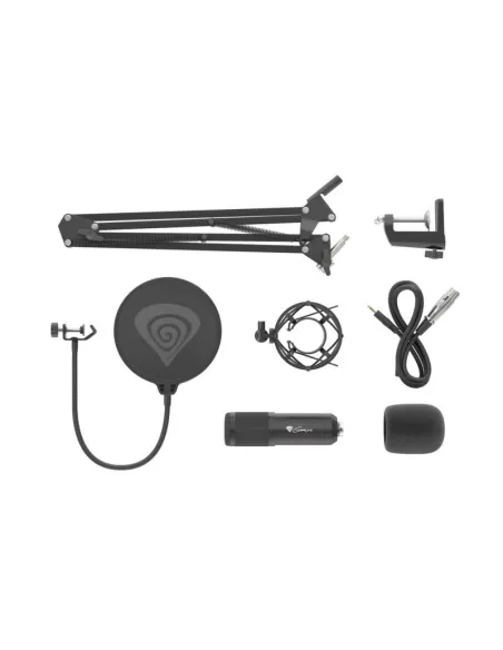 Genesis Radium 300 XLR Negro micro cardioide con brazo XLR