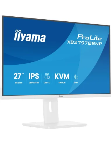 iiyama XB2797QSNP-W1 27 QHD USB-C KVM RJ-45 blanco