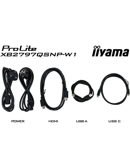 iiyama XB2797QSNP-W1 27 QHD USB-C KVM RJ-45 blanco