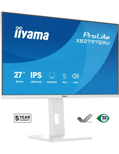 iiyama ProLite XB2797QSU-W1 27" QHD IPS 75Hz con hub USB 4x