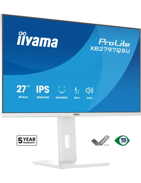 iiyama ProLite XB2797QSU-W1 27" QHD IPS 75Hz con hub USB 4x