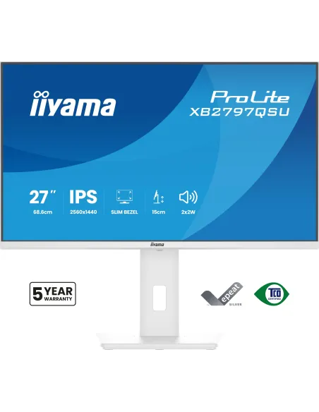 iiyama ProLite XB2797QSU-W1 27" Quad HD 75Hz IPS Blanco 1ms FreeSync