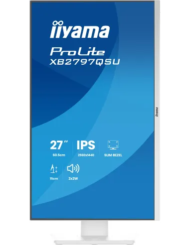 iiyama ProLite XB2797QSU-W1 27" QHD IPS 75Hz con hub USB 4x