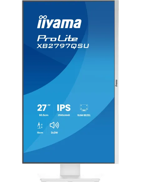 iiyama ProLite XB2797QSU-W1 27" QHD IPS 75Hz con hub USB 4x