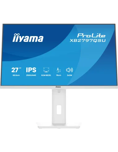 iiyama ProLite XB2797QSU-W1 27" QHD IPS 75Hz con hub USB 4x