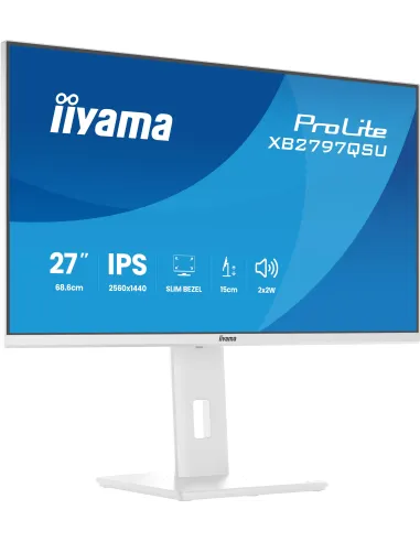 iiyama ProLite XB2797QSU-W1 27" QHD IPS 75Hz con hub USB 4x