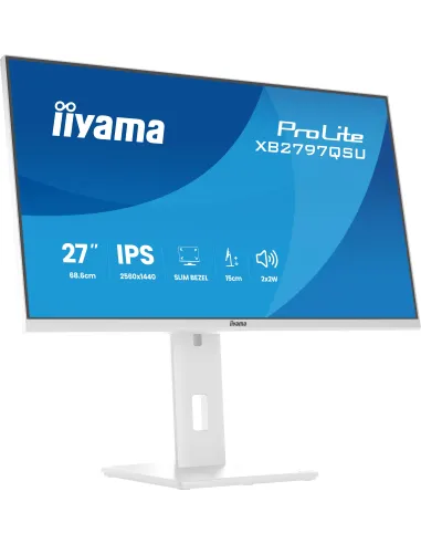 iiyama ProLite XB2797QSU-W1 27" QHD IPS 75Hz con hub USB 4x