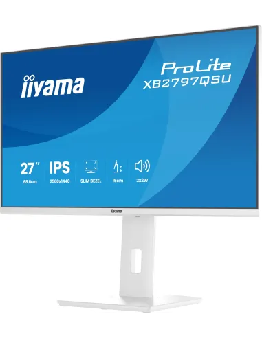 iiyama ProLite XB2797QSU-W1 27" QHD IPS 75Hz con hub USB 4x