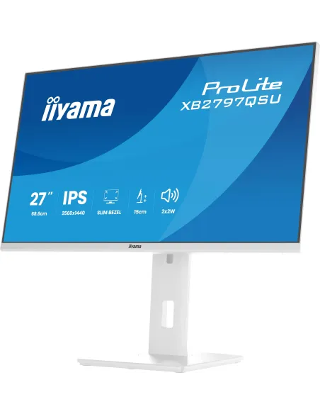 iiyama ProLite XB2797QSU-W1 27" QHD IPS 75Hz con hub USB 4x