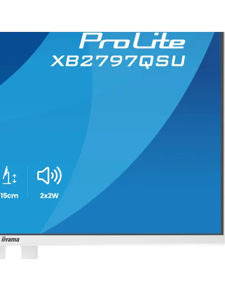 iiyama ProLite XB2797QSU-W1 27" QHD IPS 75Hz con hub USB 4x