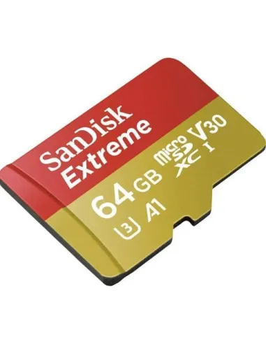 SanDisk Extreme MicroSDXC 64GB UHS-I A2 V30 Clase 10 con Adaptador SD