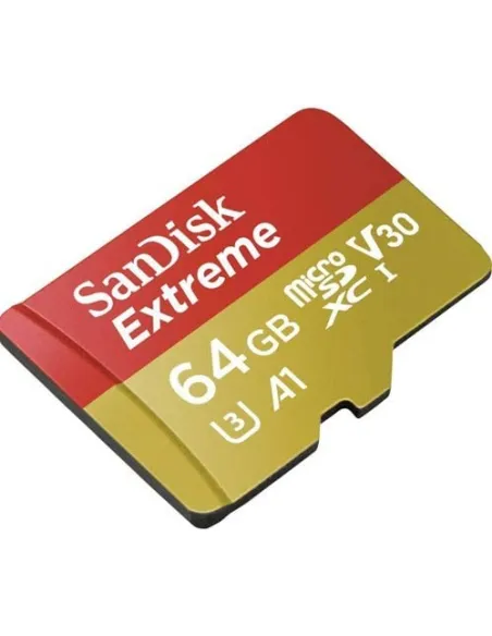 SanDisk Extreme MicroSDXC 64GB UHS-I A2 V30 Clase 10 con Adaptador SD