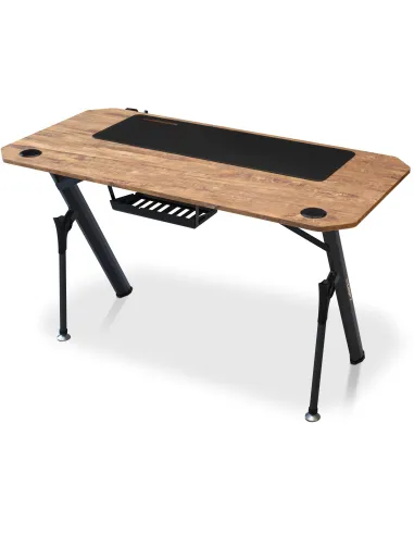 Escritorio gaming Drift DZ175 RGB Madera 120x60 con LED RGB
