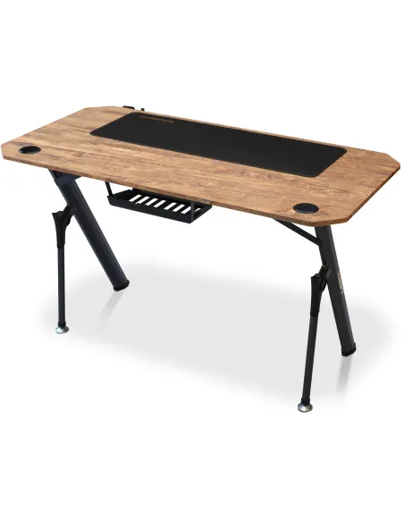 Escritorio gaming Drift DZ175 RGB Madera 120x60 con LED RGB