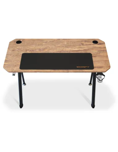 Escritorio gaming Drift DZ175 RGB Madera 120x60 con LED RGB