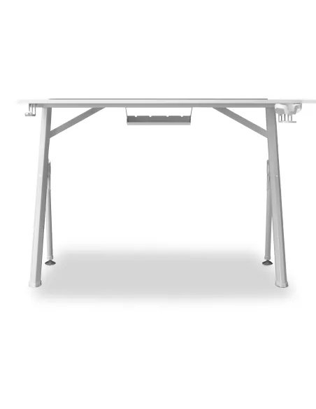 Escritorio gaming Drift DZ175 blanco 120x60 con cables