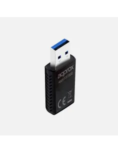 Approx APPUSB1800V2 Tarjeta de Red por USB 3.0 Wi-Fi 6 1800 Mbps Doble Banda Negra-ANEAWI0202